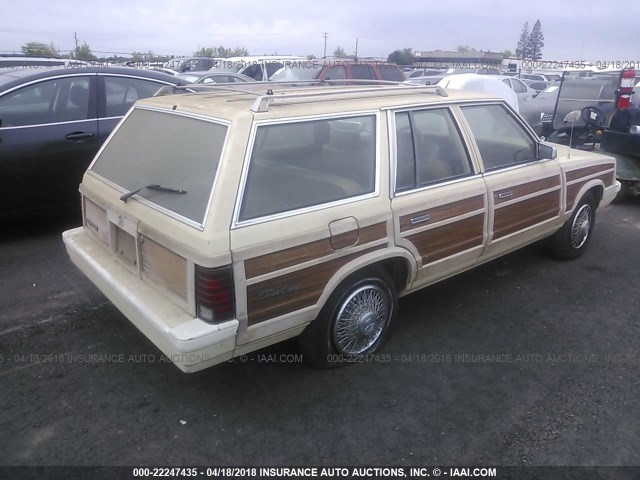 1C3BC59K3GF217958 - 1986 CHRYSLER LEBARON TOWN AND COUNTRY BEIGE photo 4