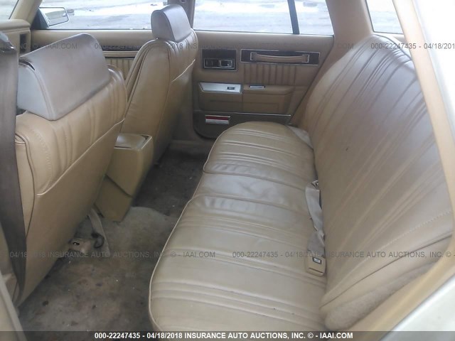 1C3BC59K3GF217958 - 1986 CHRYSLER LEBARON TOWN AND COUNTRY BEIGE photo 8