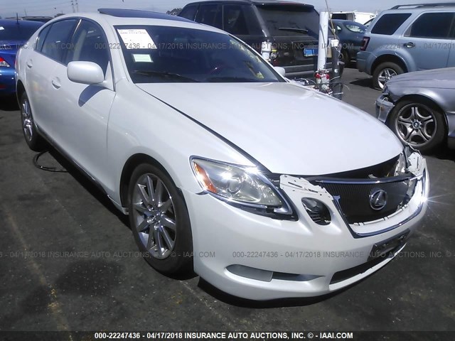 JTHBH96S665007799 - 2006 LEXUS GS GENERATION 200 300 WHITE photo 1