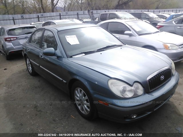 KMHWF35H35A114175 - 2005 HYUNDAI SONATA GLS/LX GREEN photo 1