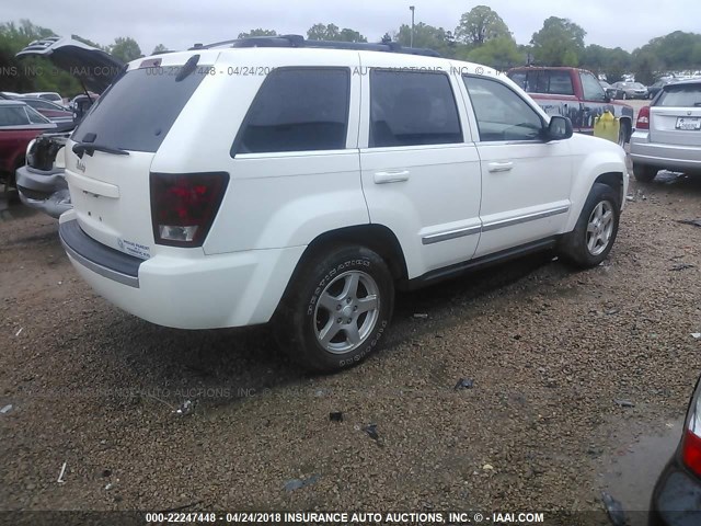 1J4HS58N76C208825 - 2006 JEEP GRAND CHEROKEE LIMITED WHITE photo 4