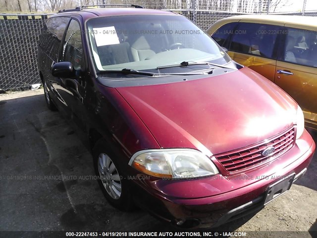 2FMZA51413BA99512 - 2003 FORD WINDSTAR LX MAROON photo 1