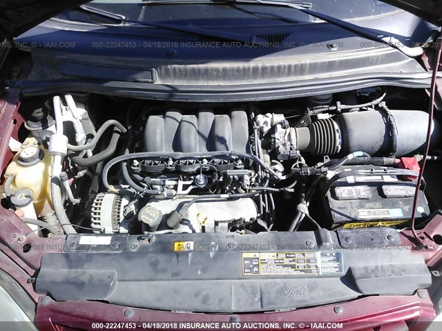 2FMZA51413BA99512 - 2003 FORD WINDSTAR LX MAROON photo 10