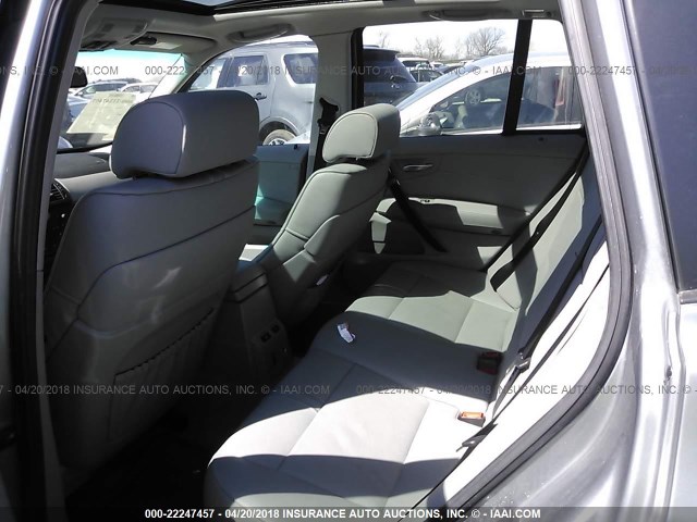 WBXPC93497WF29369 - 2007 BMW X3 3.0SI GRAY photo 8