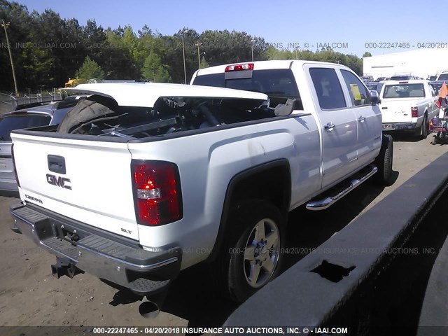 1GT12ZE84FF592803 - 2015 GMC SIERRA K2500 SLT WHITE photo 4