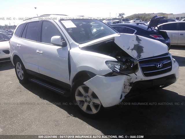 5NMSH13E57H089010 - 2007 HYUNDAI SANTA FE SE/LIMITED WHITE photo 1