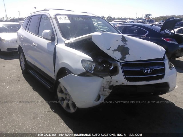 5NMSH13E57H089010 - 2007 HYUNDAI SANTA FE SE/LIMITED WHITE photo 6