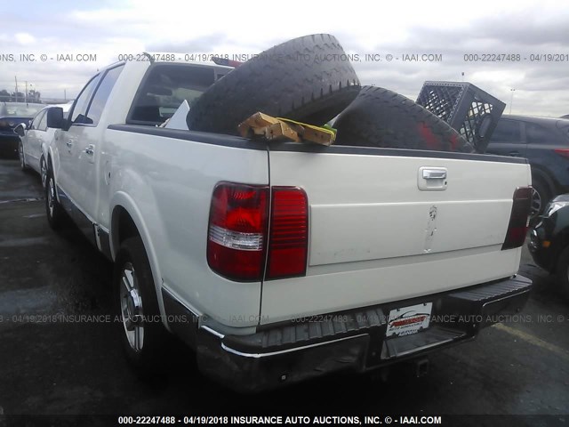 5LTPW16586FJ23568 - 2006 LINCOLN MARK LT WHITE photo 3