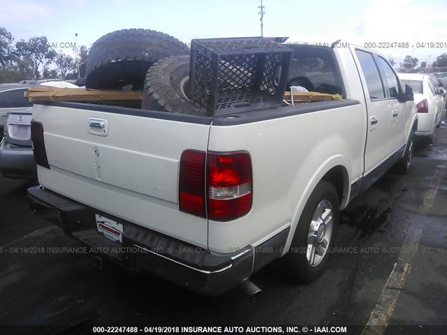 5LTPW16586FJ23568 - 2006 LINCOLN MARK LT WHITE photo 4