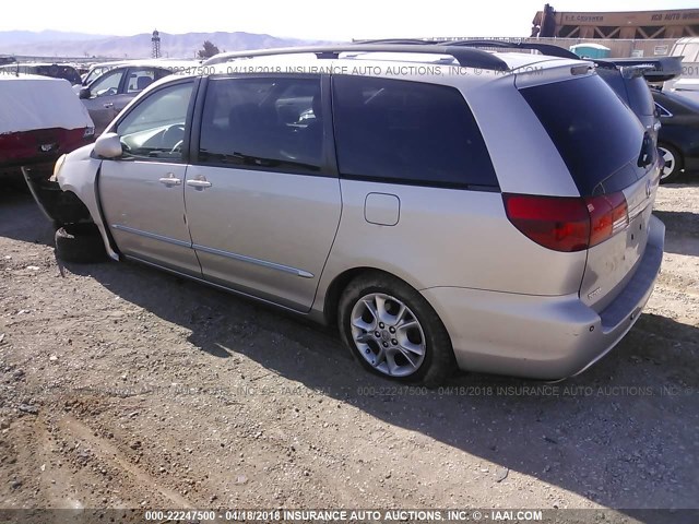 5TDZA22C55S272328 - 2005 TOYOTA SIENNA XLE/XLE LIMITED SILVER photo 3