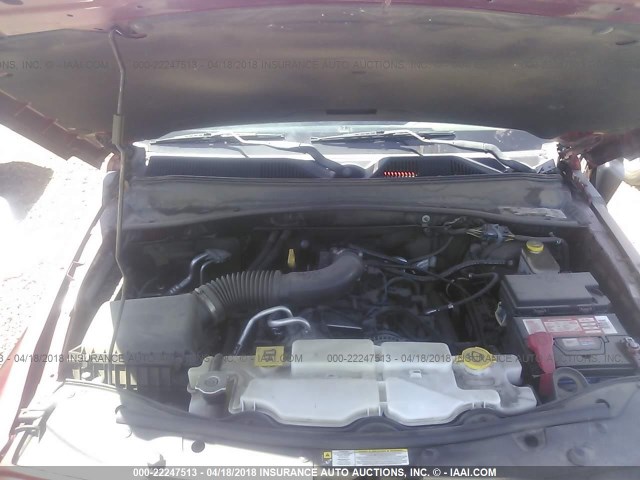 1C4PJMAK4CW170978 - 2012 JEEP LIBERTY SPORT Tünd qırmızı foto 10