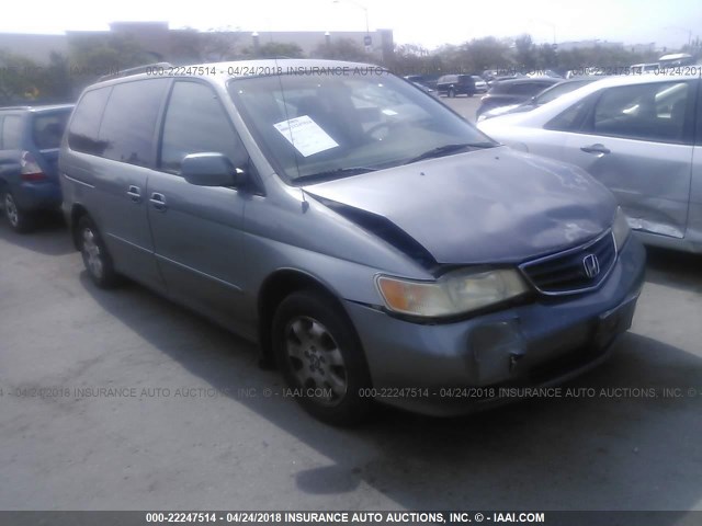 2HKRL18792H539731 - 2002 HONDA ODYSSEY EXL ნაცრისფერი ფოტო 1