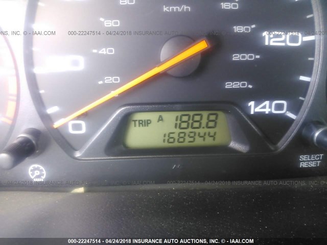 2HKRL18792H539731 - 2002 HONDA ODYSSEY EXL ნაცრისფერი ფოტო 7