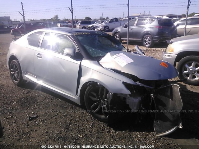 JTKJF5C73E3069546 - 2014 TOYOTA SCION TC 银色 照片 1
