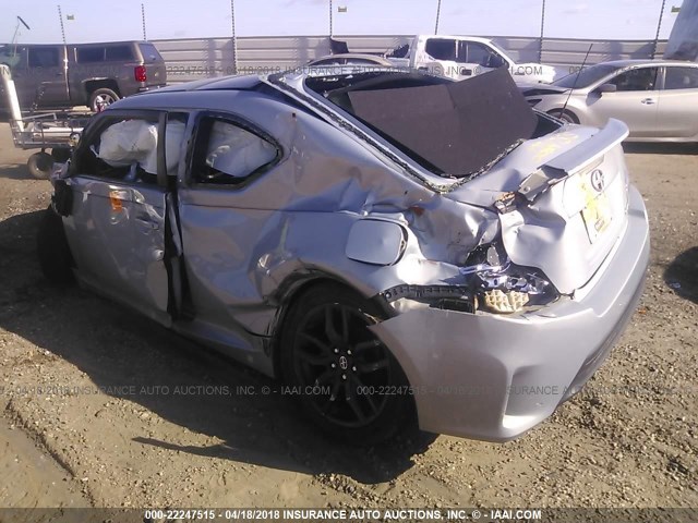 JTKJF5C73E3069546 - 2014 TOYOTA SCION TC 银色 照片 3