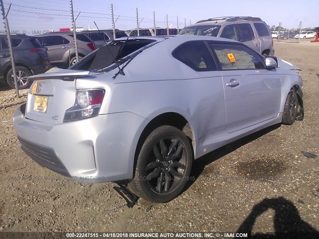 JTKJF5C73E3069546 - 2014 TOYOTA SCION TC 银色 照片 4
