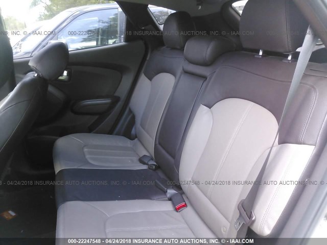 KM8JU3AC2BU196114 - 2011 HYUNDAI TUCSON GLS/LIMITED თეთრი ფოტო 8