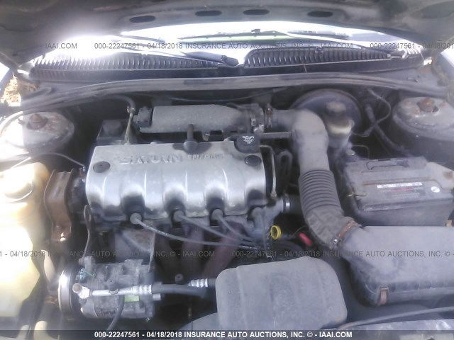 1G8ZH5289XZ359752 - 1999 SATURN SL1 BLUE photo 10