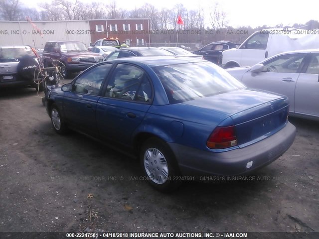 1G8ZH5289XZ359752 - 1999 SATURN SL1 BLUE photo 3