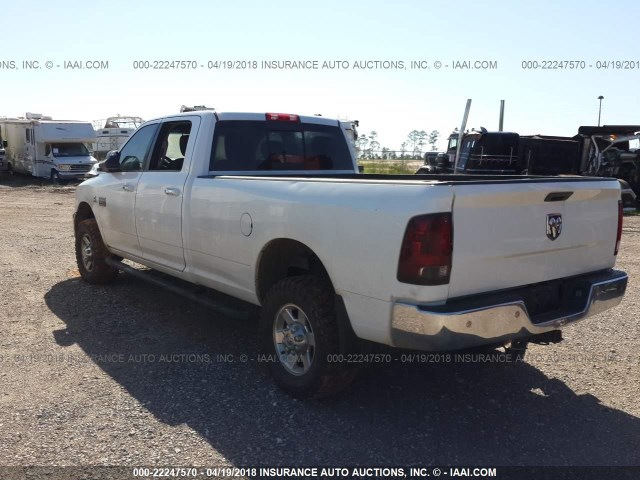 3D73Y3CL6BG523217 - 2011 DODGE RAM 3500 WHITE photo 3