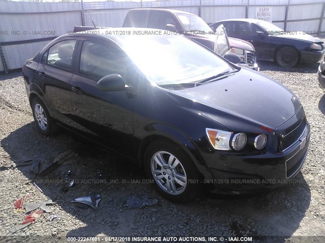 1G1JA5SH6C4211937 - 2012 CHEVROLET SONIC LS 黑色 照片 1
