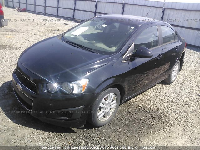 1G1JA5SH6C4211937 - 2012 CHEVROLET SONIC LS 黑色 照片 2