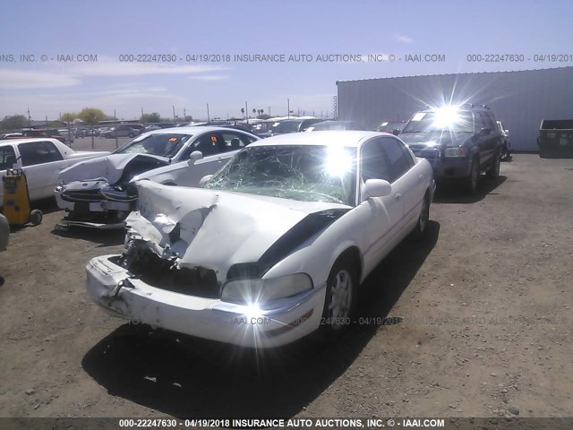 1G4CW54K714145577 - 2001 BUICK PARK AVENUE  WHITE photo 2