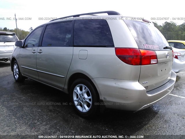 5TDZA22C44S015305 - 2004 TOYOTA SIENNA XLE/XLE LIMITED GOLD photo 3