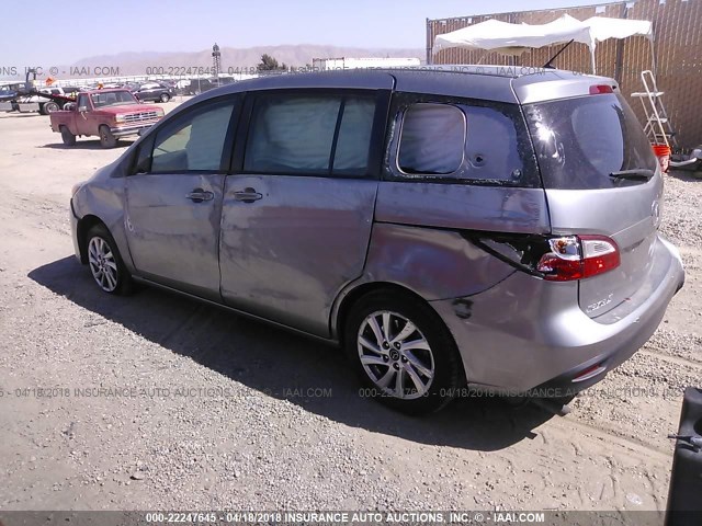 JM1CW2BL5F0182415 - 2015 MAZDA 5 SPORT GRAY photo 3