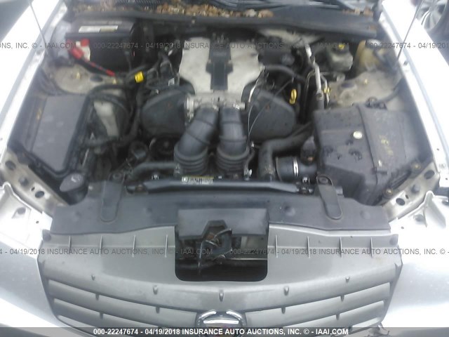 1G6DM57N130110308 - 2003 CADILLAC CTS SILVER photo 10