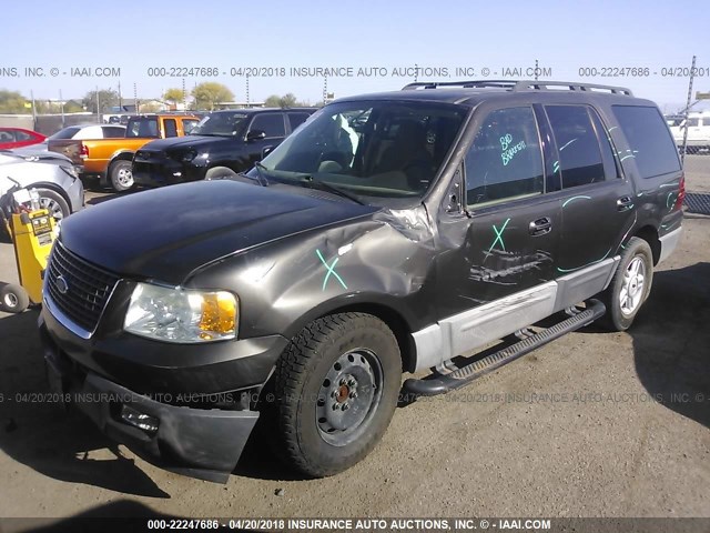 1FMPU16535LA60299 - 2005 FORD EXPEDITION XLT ნაცრისფერი ფოტო 2