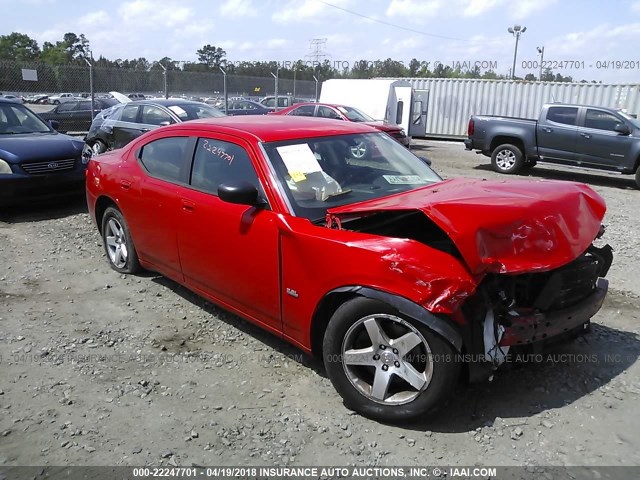 2B3KA33V59H595727 - 2009 DODGE CHARGER SXT RED photo 1