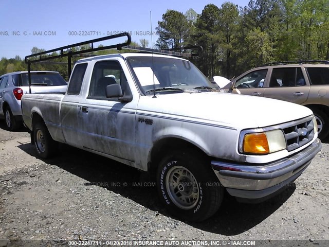 1FTCR14U3RTA90200 - 1994 FORD RANGER SUPER CAB WHITE photo 1