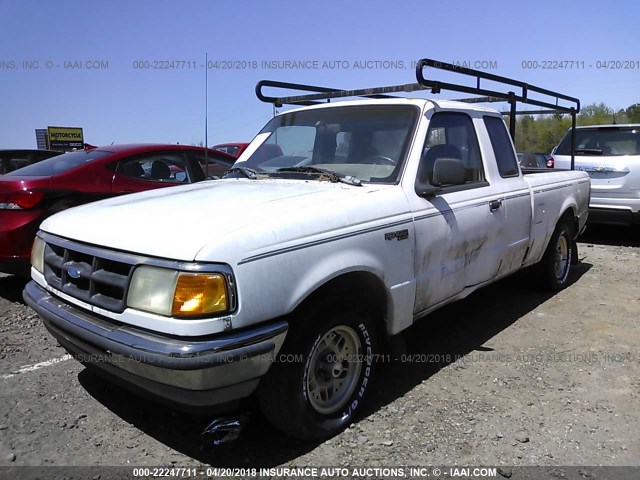 1FTCR14U3RTA90200 - 1994 FORD RANGER SUPER CAB WHITE photo 2