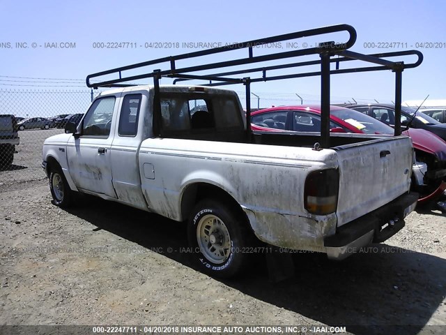 1FTCR14U3RTA90200 - 1994 FORD RANGER SUPER CAB WHITE photo 3