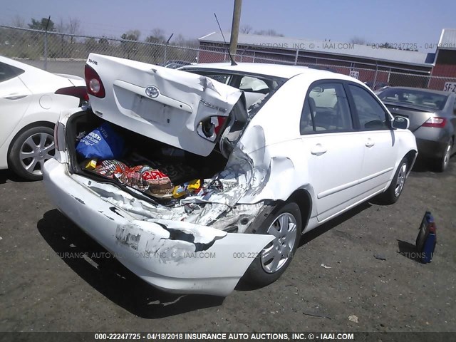 1NXBR32E47Z851676 - 2007 TOYOTA COROLLA CE/LE/S WHITE photo 4