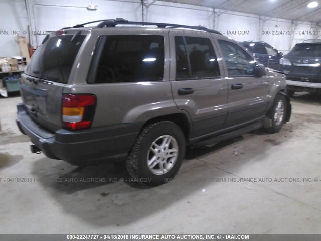 1J4GW48S34C410879 - 2004 JEEP GRAND CHEROKEE LAREDO/COLUMBIA/FREEDOM 金色 照片 4