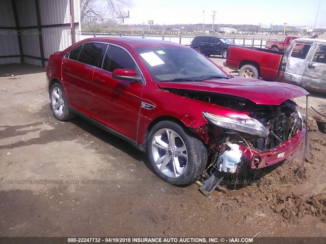 1FAHP2KT1AG149128 - 2010 FORD TAURUS SHO RED photo 1