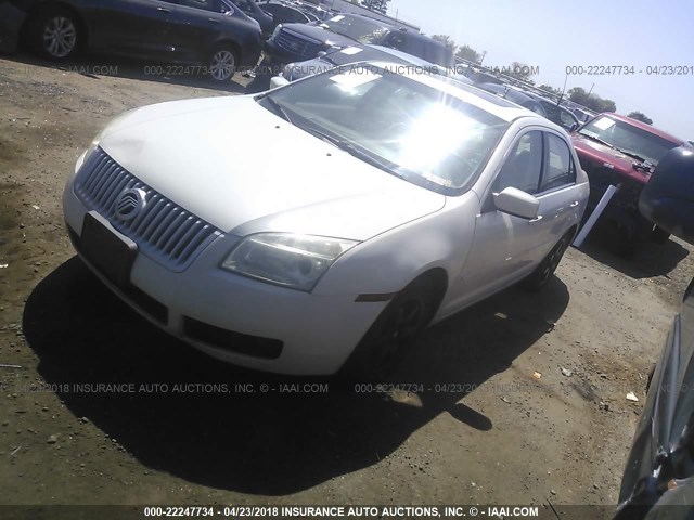 3MEHM08148R654109 - 2008 MERCURY MILAN PREMIER WHITE photo 2