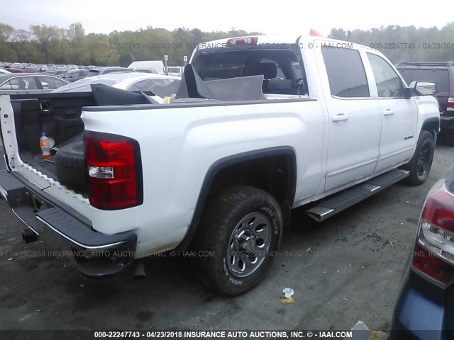 3GTU2UECXFG150921 - 2015 GMC SIERRA K1500 SLE WHITE photo 4