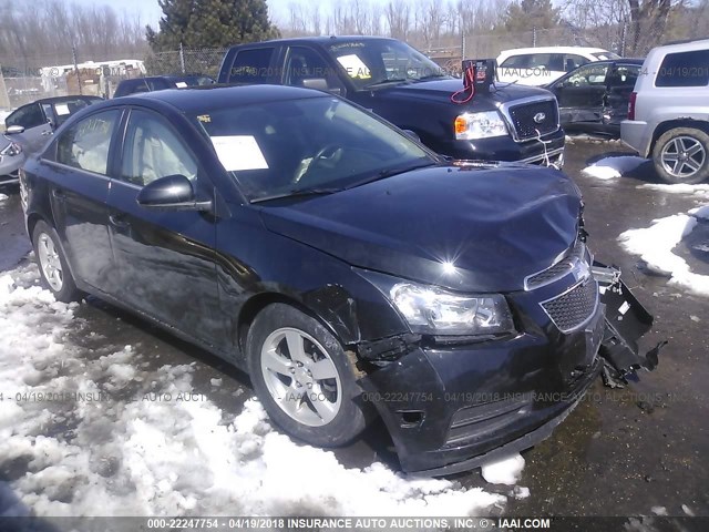 1G1PC5SBXE7411401 - 2014 CHEVROLET CRUZE LT BLACK photo 1