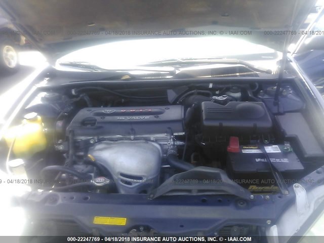 JTDBE32K120099845 - 2002 TOYOTA CAMRY LE/XLE/SE 蓝色 照片 10