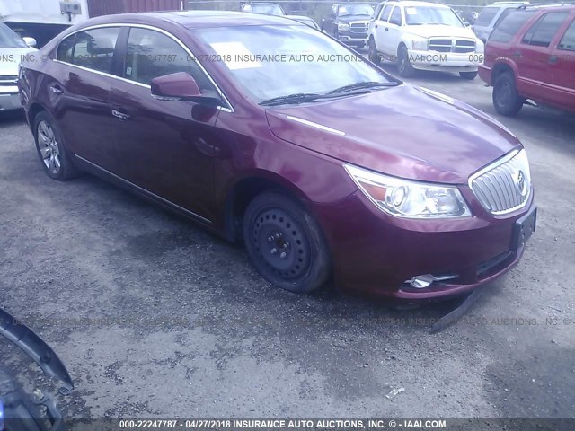 1G4GE5EV4AF178263 - 2010 BUICK LACROSSE CXS RED photo 1