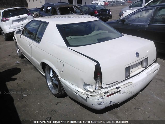 1G6ET12981B107563 - 2001 CADILLAC ELDORADO TOURING WHITE photo 3