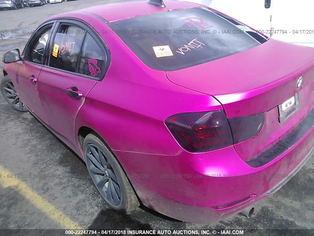 WBA3C3C50DF979404 - 2013 BMW 320 I/XDRIVE PINK photo 3