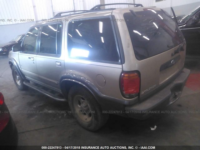 1FMZU83PXYZC51663 - 2000 FORD EXPLORER XLT TAN photo 3