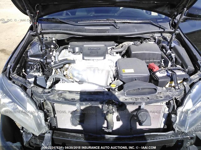 4T1BF1FK5FU497839 - 2015 TOYOTA CAMRY LE/XLE/SE/XSE BLACK photo 10