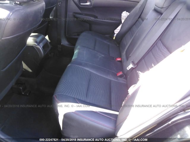 4T1BF1FK5FU497839 - 2015 TOYOTA CAMRY LE/XLE/SE/XSE BLACK photo 8