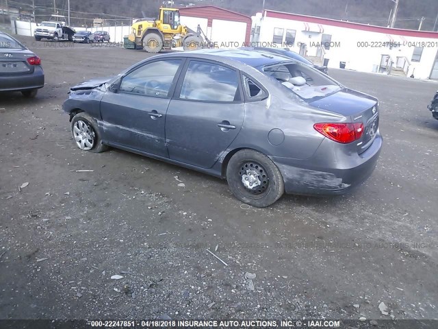 KMHDU46D69U675831 - 2009 HYUNDAI ELANTRA GLS/SE GRAY photo 3