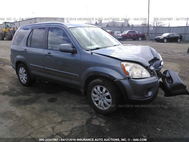 JHLRD78966C009187 - 2006 HONDA CR-V SE/EX GRAY photo 1